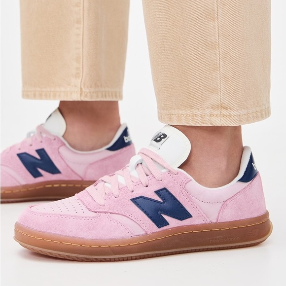 NEW New Balance T500 Sneakers in Pink/Blue - Picture 8 of 10